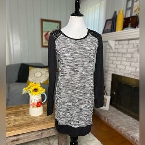 Maurices knit lace long sleeve dress